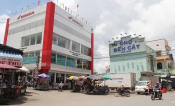 Bán đất ngay chợ Bến Cát thuận tiện kinh doanh mua bán thổ cư 100%
